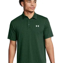 UNDER ARMOUR Playoff 3.0 Polka Dots Printed Polo Collar T-Shirt-image-48