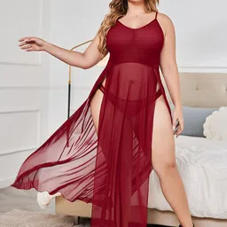 RioDeBella Solid Shoulder Straps Baby Doll Comes with Briefs-image-88