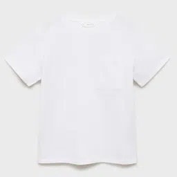 Mango Kids Boys Round Neck Cotton T-shirt-22