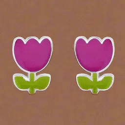 Nipura Floral Studs Earrings-1