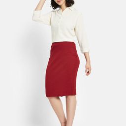 METTLE Women Shirt Collar Regular Top-image-14