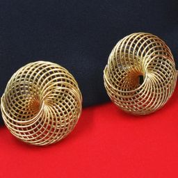 J & C Fashion Are Stainless Steel Gold-Plated Earrings-image-93