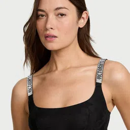 Victoria's Secret Bralette Women Solid Full Coverage Non-Wired Bra-48
