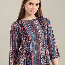 bearbrother Print Crepe Top-image-15