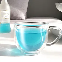 Baskety Transparent Solid Glass Glossy Mugs Set of Cups and Mugs image 2