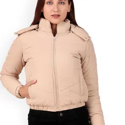 Brazo Women Lightweight Crop Padded Jacket-35