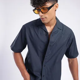 glitchez Relaxed Typography Printed Casual Shirt-image-39