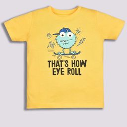 YK Boys Graphic Printed Round Neck Cotton T-shirt-image-65