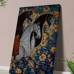 Livin'luxe Black & Blue Birds And Animals Canvas Wall Art-image-84