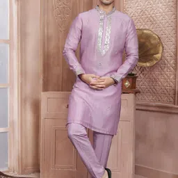 EVASTRO Geometric Embroidered Gotta Patti Pure Cotton Straight Kurta with Pyjamas-image-46