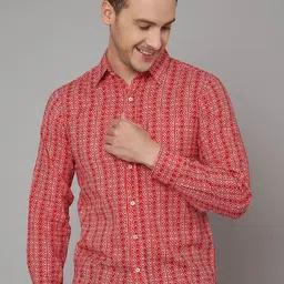 FABRIC FITOOR Men Relaxed Opaque Printed Casual Shirt-image-98