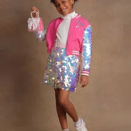 One Friday Girls Open Front Jacket-image-56