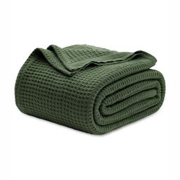 San Marino Green Cotton AC Room 300 GSM Single Bed Blanket-image-73