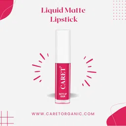 CARET ORGANIC Set Of 5 Super-Pigmented Liquid Matte Lipsticks - 10 ml - 3-4-5-6-7 image 5