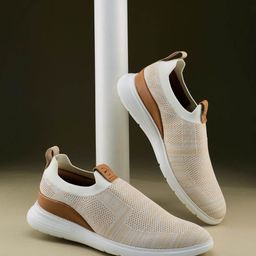 Campus Men Woven Design Slip-On Sneakers-image-83