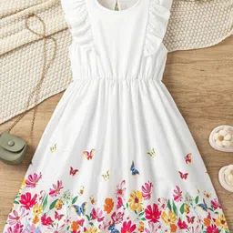Miss & Chief Floral Print Fit & Flare Dress-14