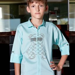 MashUp Boys Classic Opaque Formal Shirt-image-0