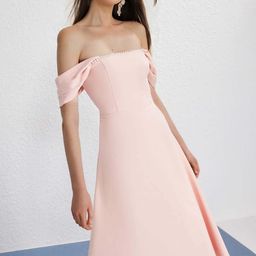 Trendyol Women 1 Solid Fit & Flare Knee Length Dress-picture-43