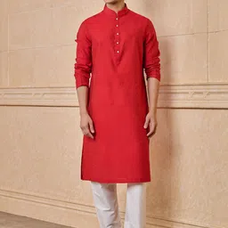Tasva Floral Self Design Kurta With Trousers-picture-34