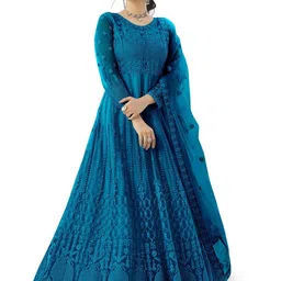 JULEE Women Embroidered Fit & Flare Ethnic Dresses-image-16