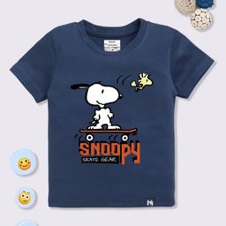 YK X Minute Mirth Boys Snoopy Printed Pure Cotton T-shirt-picture-19