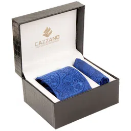 Cazzano Men Tie and Pocket Square Accessory Gift-image-14