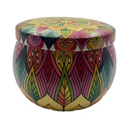 Earthly Edges White & Pink Scented Jar Candle-image-84