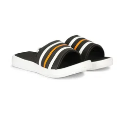 RIFOF Men Black PU Flip Flops-picture-15