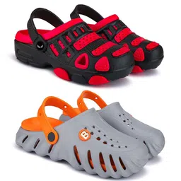 BERSACHE Girls Set Of 2 Ultra Soft Technology Clogs-13