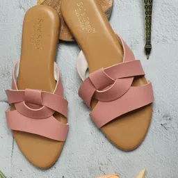 Sole Saga Women Party Open Toe Flats with Bows-85