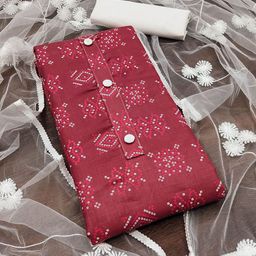 HERE&NOW Embellished Unstitched Dress Material-picture-11