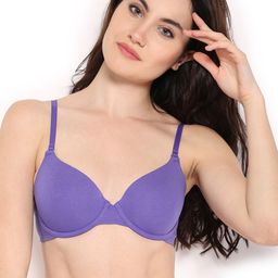 Amante Solid Padded Wired Cotton Casual T-Shirt Bra BRA10204-picture-27