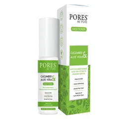 PORES Be Pure Set Of 3 Cucumber Face Toner With Aloe Vera-100ml Each image 3
