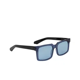 Ted Smith Unisex Rectangle Sunglasses with Polarised and UV Protected Lens image 2