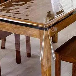 Star Weaves Transparent Waterproof 8-Seater Table Cover-6
