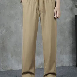 StyleCast x Revolte Men Loose Fit Mid-Rise Easy Wash Trousers-image-91