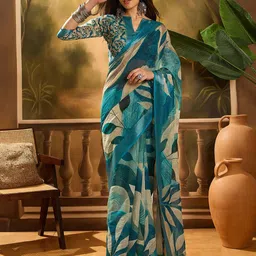 MANVAA Floral Saree-picture-6