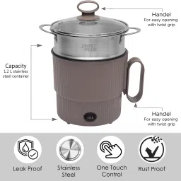 jaypee plus Multifunction Electric Cooker/Egg Boiler /Food Steamer/ Rice Cooker Food Steamer image 4