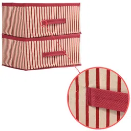 Kuber Industries Red 10 Pieces Printed Multi-Utility Organisers image 3