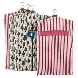 Kuber Industries Green Set of 4 Regular Multi-Utility Organisers-8