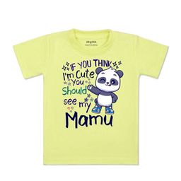 Arvesa Kids Typography Printed Applique T-shirt-image-55