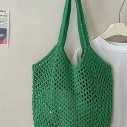 StyleCast x Revolte Shopper Shoulder Bag with Cut Work-image-6