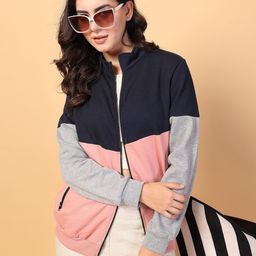 Rigo Women Colourblocked Sweatshirt-image-24