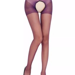 NESKA MODA Purple Sheer Stockings-picture-27