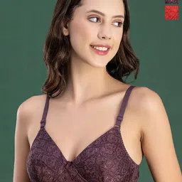 DressBerry Floral Bra Medium Coverage Heavily Padded-11