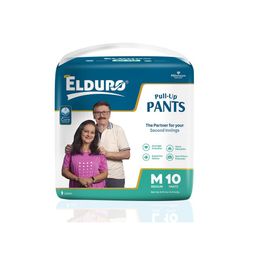 ELDURO Premium Range Adult Heavy Absorption Pullup Pant Diaper - M - 10 Diaper-40