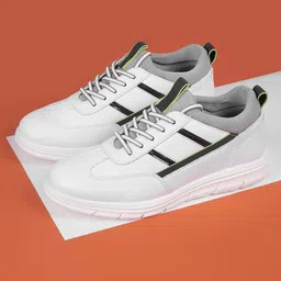 Metro Men Leather Sneakers-image-56