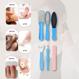 MEPOINT Set Of 8 Foot Filer - Blue image 4