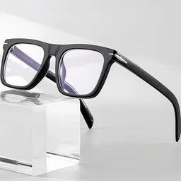 Arzonai Unisex Black UV Protected Lens Plastic Sunglasses-image-79