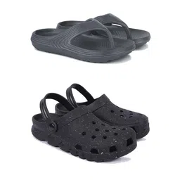 DRACKFOOT Men Set Of 2 Clogs & Thong Flip-Flops-picture-35